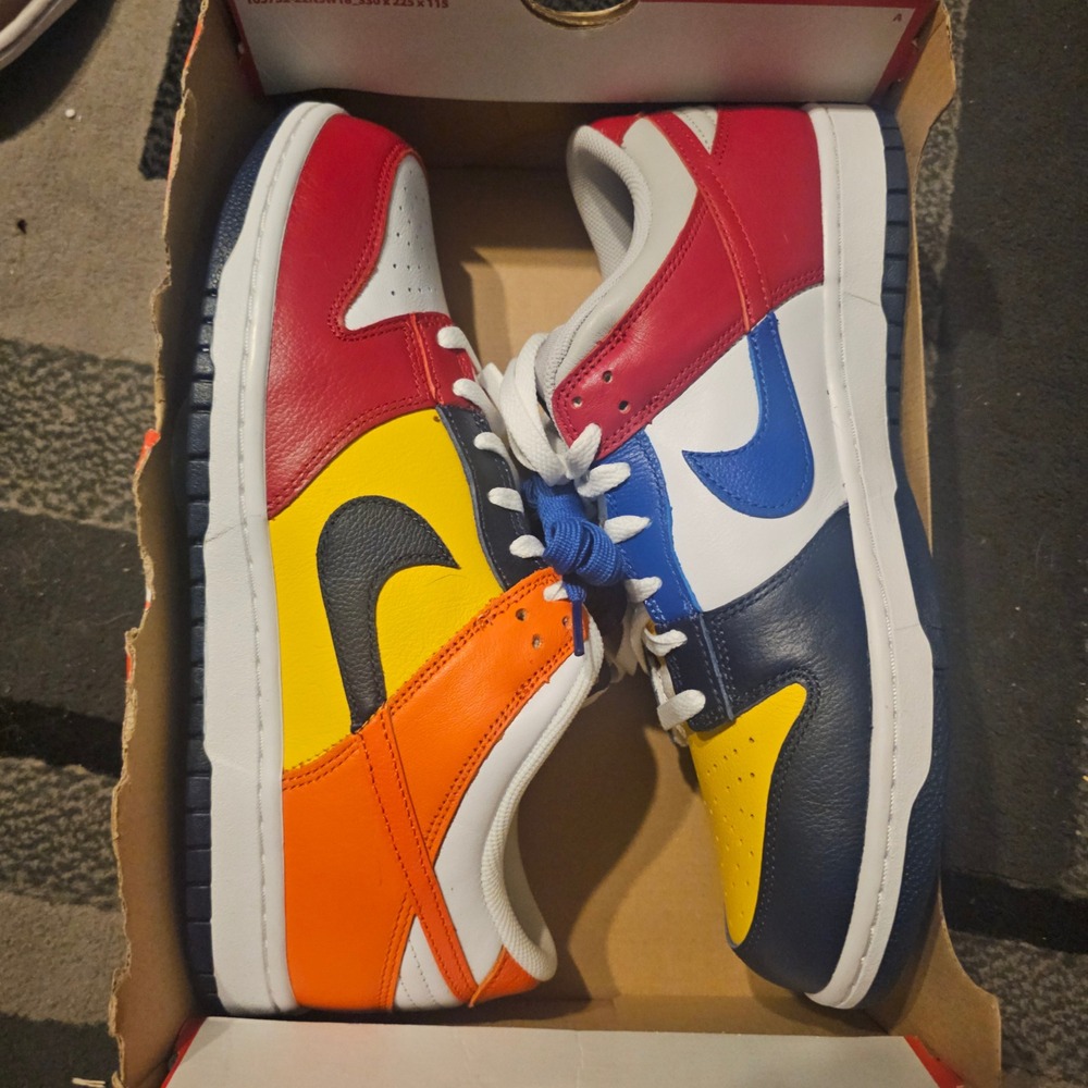 Nike Dunk Low QS CO.JP What The Men Size 12 Multi-Color New No Lid